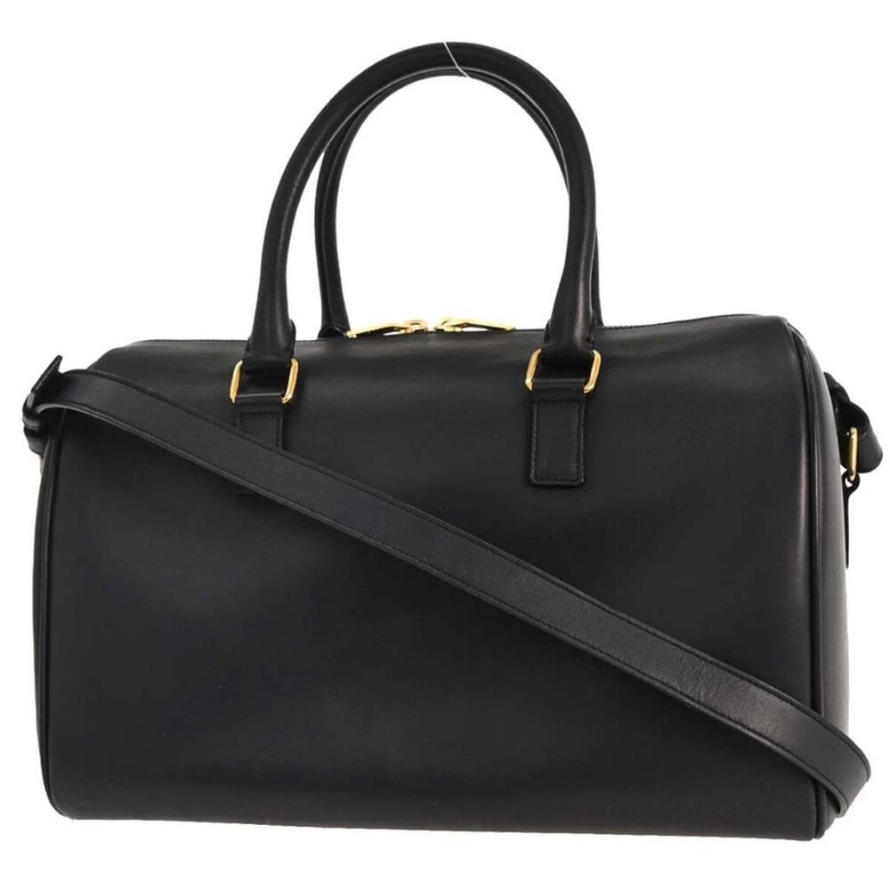 Saint Laurent Navy Leather Duffle 2way Handbag CLD322049.0414 117069